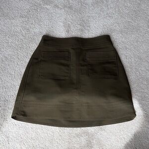 Olive Green Women's Skirt